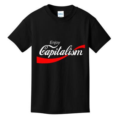 Enjoy Capitalism For American Entrepreneur Kids T-Shirt