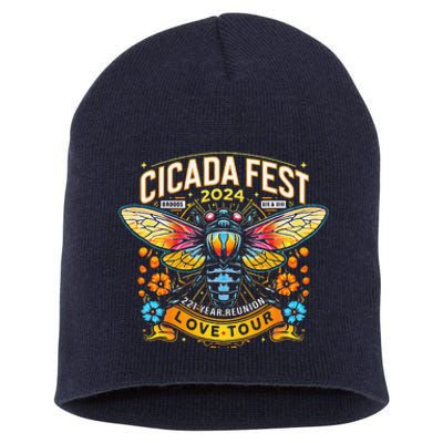 Entomology Cicada Fest 2024 Broods Xix & Xiii Love Tou.R Short Acrylic Beanie