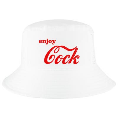 Enjoy Cock Funny Parody Logo Gift Cool Comfort Performance Bucket Hat