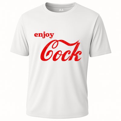 Enjoy Cock Funny Parody Logo Gift Performance Shirt
