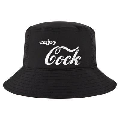 Enjoy Cock Funny Parody Logo Gift Cool Comfort Performance Bucket Hat