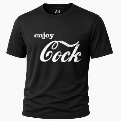 Enjoy Cock Funny Parody Logo Gift Performance Shirt