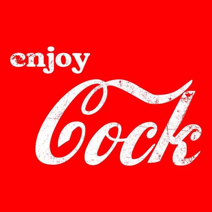 Enjoy Cock Funny Parody Logo Gift Womens T-Shirt