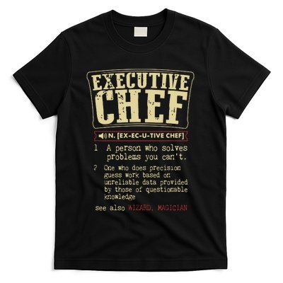 Executive Chef Funny Definition Gift T-Shirt