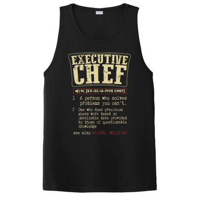 Executive Chef Funny Definition Gift PosiCharge Competitor Tank