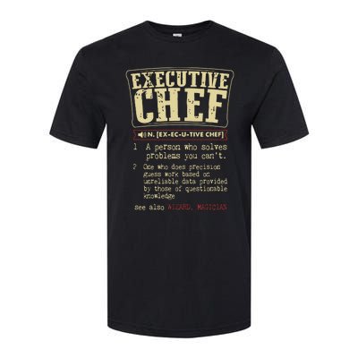 Executive Chef Funny Definition Gift Softstyle® CVC T-Shirt