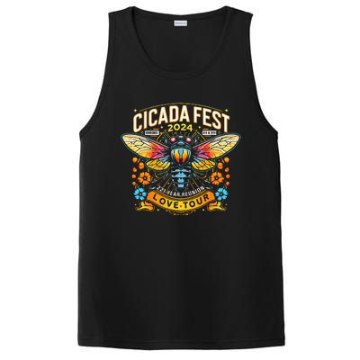 Entomology Cicada Fest 2024 Broods Xix & Xiii Love PosiCharge Competitor Tank