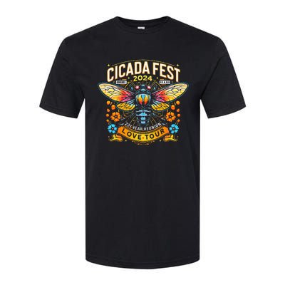 Entomology Cicada Fest 2024 Broods Xix & Xiii Love Softstyle CVC T-Shirt