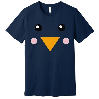 Easter Chick Face Costume For And S Premium T-Shirt