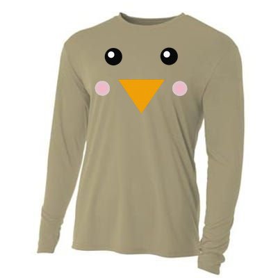 Easter Chick Face Costume For And S Cooling Performance Long Sleeve Crew