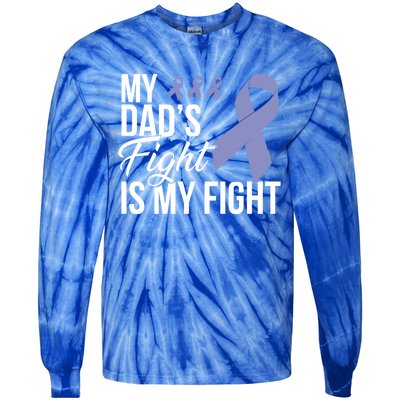 Esophageal Cancer Fight Cancer Ribbon Great Gift Tie-Dye Long Sleeve Shirt