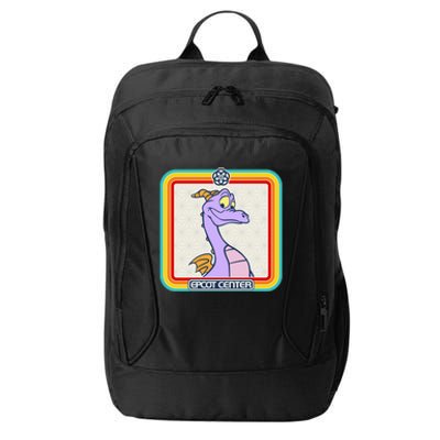 Epcot Center Figment Rainbow Stripe Frame City Backpack