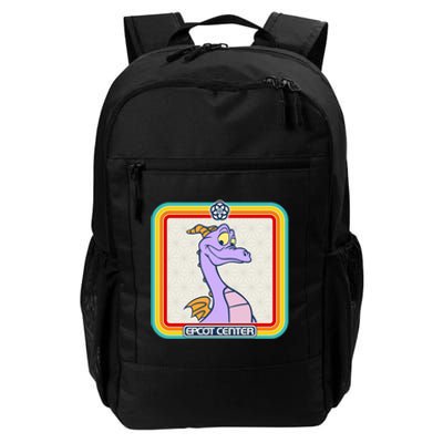 Epcot Center Figment Rainbow Stripe Frame Daily Commute Backpack