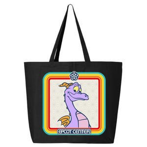 Epcot Center Figment Rainbow Stripe Frame 25L Jumbo Tote