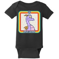 Epcot Center Figment Rainbow Stripe Frame Baby Bodysuit