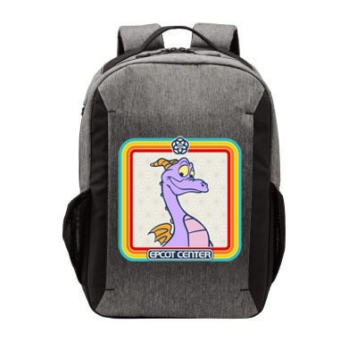 Epcot Center Figment Rainbow Stripe Frame Vector Backpack