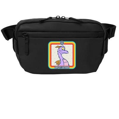 Epcot Center Figment Rainbow Stripe Frame Crossbody Pack