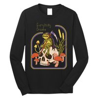 Everybody Croaks Frog Skull Mushroom Everybody croaks Long Sleeve Shirt