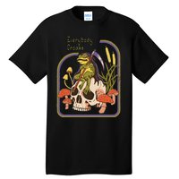 Everybody Croaks Frog Skull Mushroom Everybody croaks Tall T-Shirt