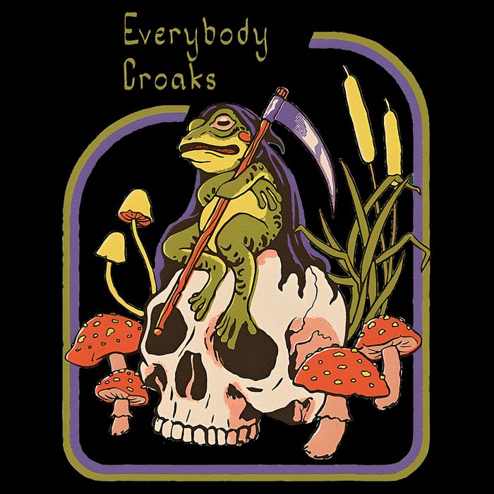 Everybody Croaks Frog Skull Mushroom Everybody croaks Impact Tech Backpack