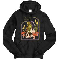 Everybody Croaks Frog Skull Mushroom Everybody croaks Tie Dye Hoodie