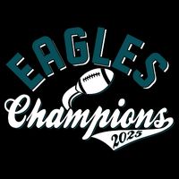 Eagles Champions Football Sports Fan Button