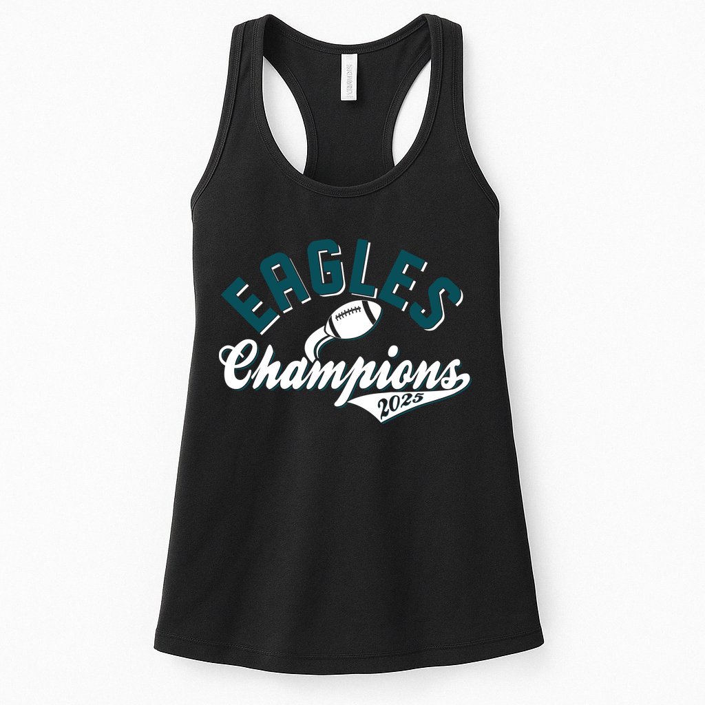 Eagles Champions Football Sports Fan Womens Tank Top