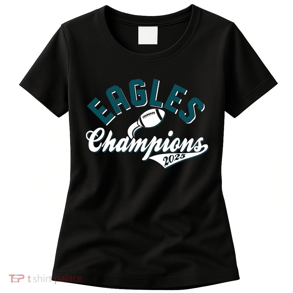Eagles Champions Football Sports Fan Womens T-Shirt
