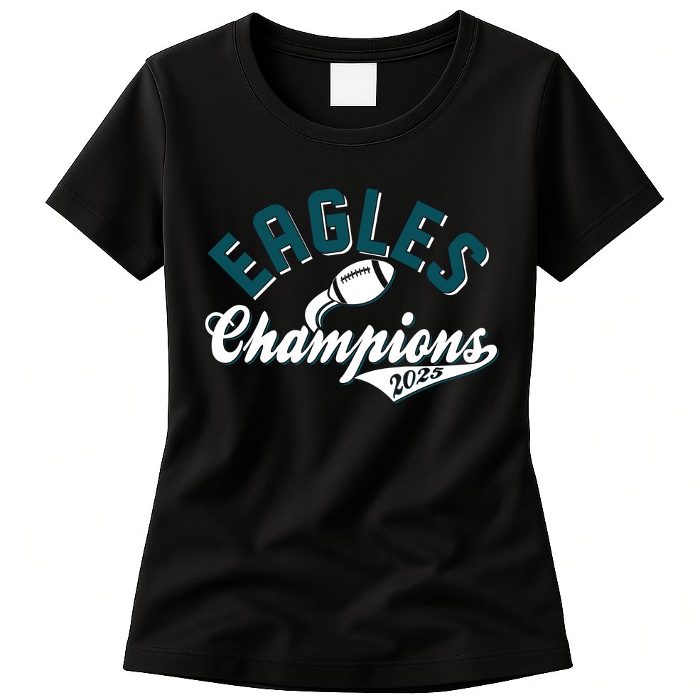 Eagles Champions Football Sports Fan Womens T-Shirt
