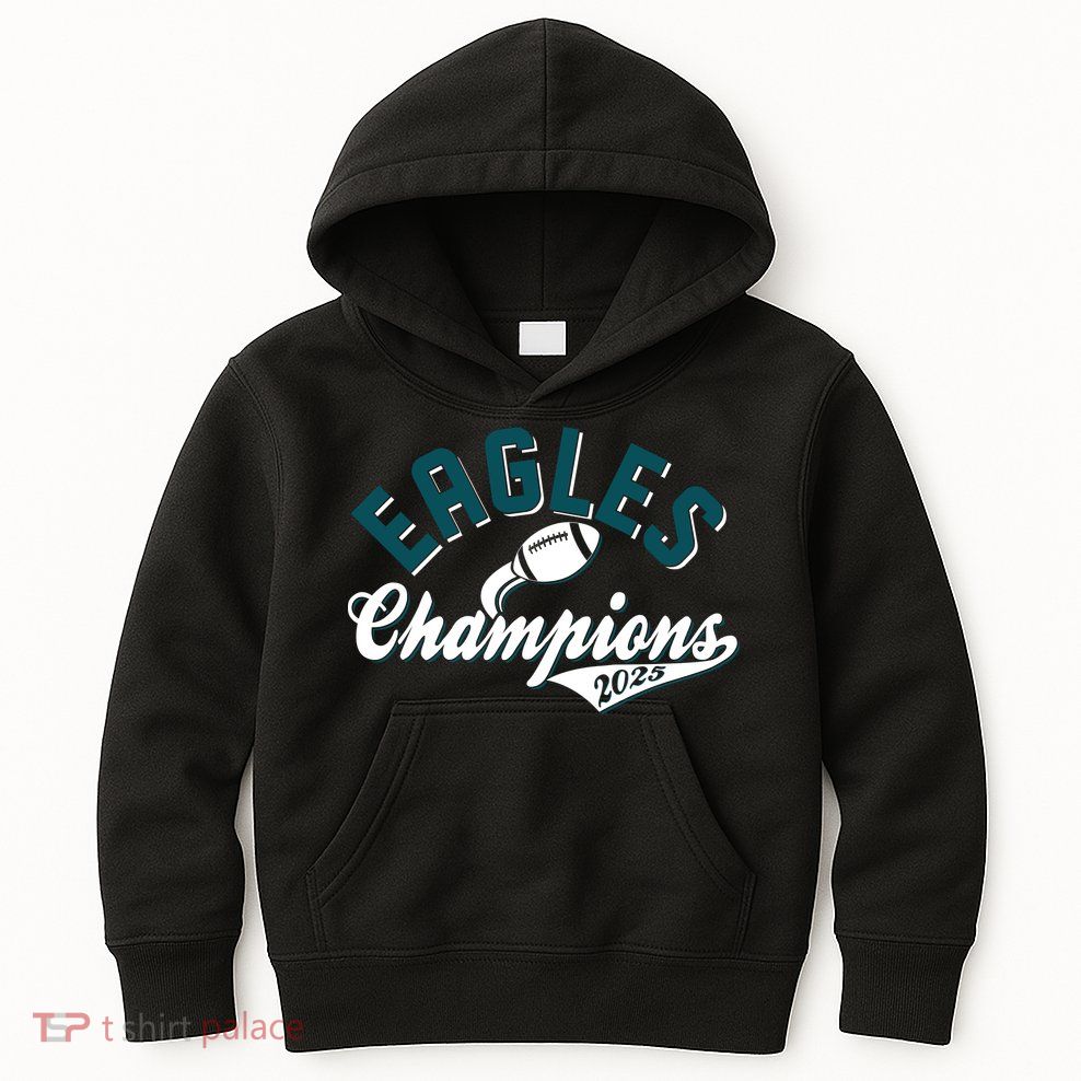Eagles Champions Football Sports Fan Kids Hoodie