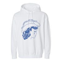 Even Cowgirls Funny Get The Blues Movie Cowgirl Fashion Western Garment-Dyed Fleece Hoodie