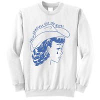 Even Cowgirls Funny Get The Blues Movie Cowgirl Fashion Western Sweatshirt