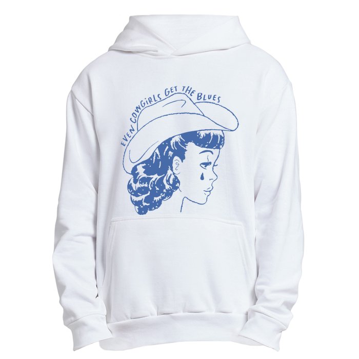 Even Cowgirls Funny Get The Blues Movie Cowgirl Fashion Western Urban Pullover Hoodie