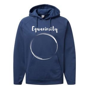 Equanimity Calmness Family School Performance Fleece Hoodie