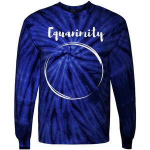 Equanimity Calmness Family School Tie-Dye Long Sleeve Shirt