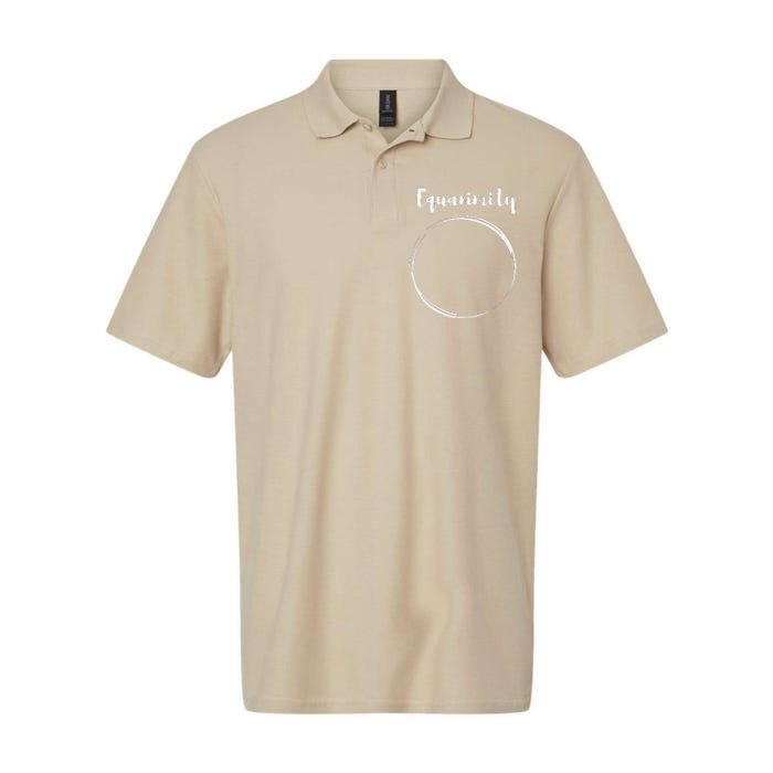 Equanimity Calmness Family School Softstyle Adult Sport Polo