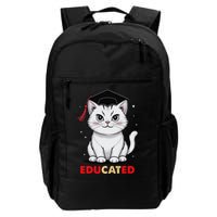 Educated Cat Graduation Cap Last Day Of School Backpack
