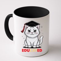 Educated Cat Graduation Cap Last Day Of School Mug