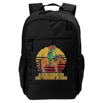 Even Cowboys Get Tummy Aches Backpack