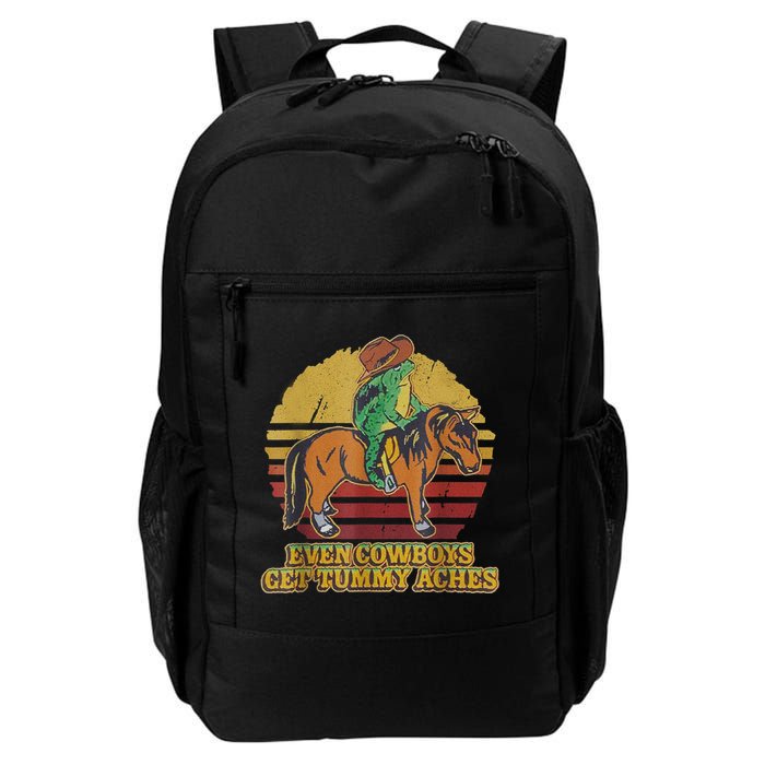 Even Cowboys Get Tummy Aches Backpack