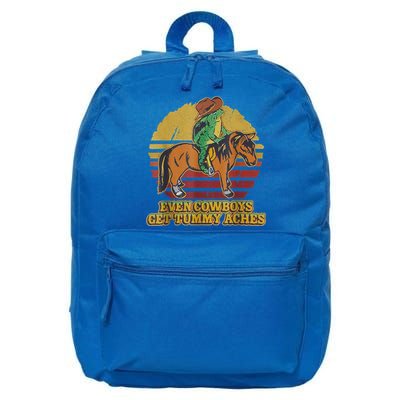 Even Cowboys Get Tummy Aches 16 in Basic Backpack