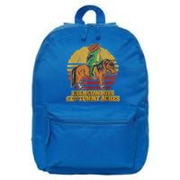 Even Cowboys Get Tummy Aches 16 in Basic Backpack