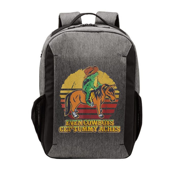 Even Cowboys Get Tummy Aches Vector Backpack