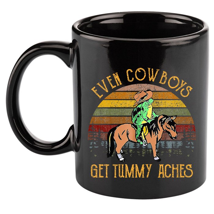 Even Cows Get Tummy Aches 11oz C Handle Ceramic Mug