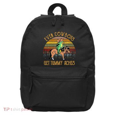 Even Cows Get Tummy Aches 16 in Basic Backpack