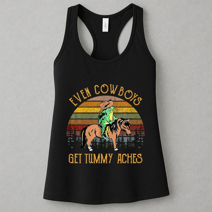 Even Cows Get Tummy Aches Womens Tank Top