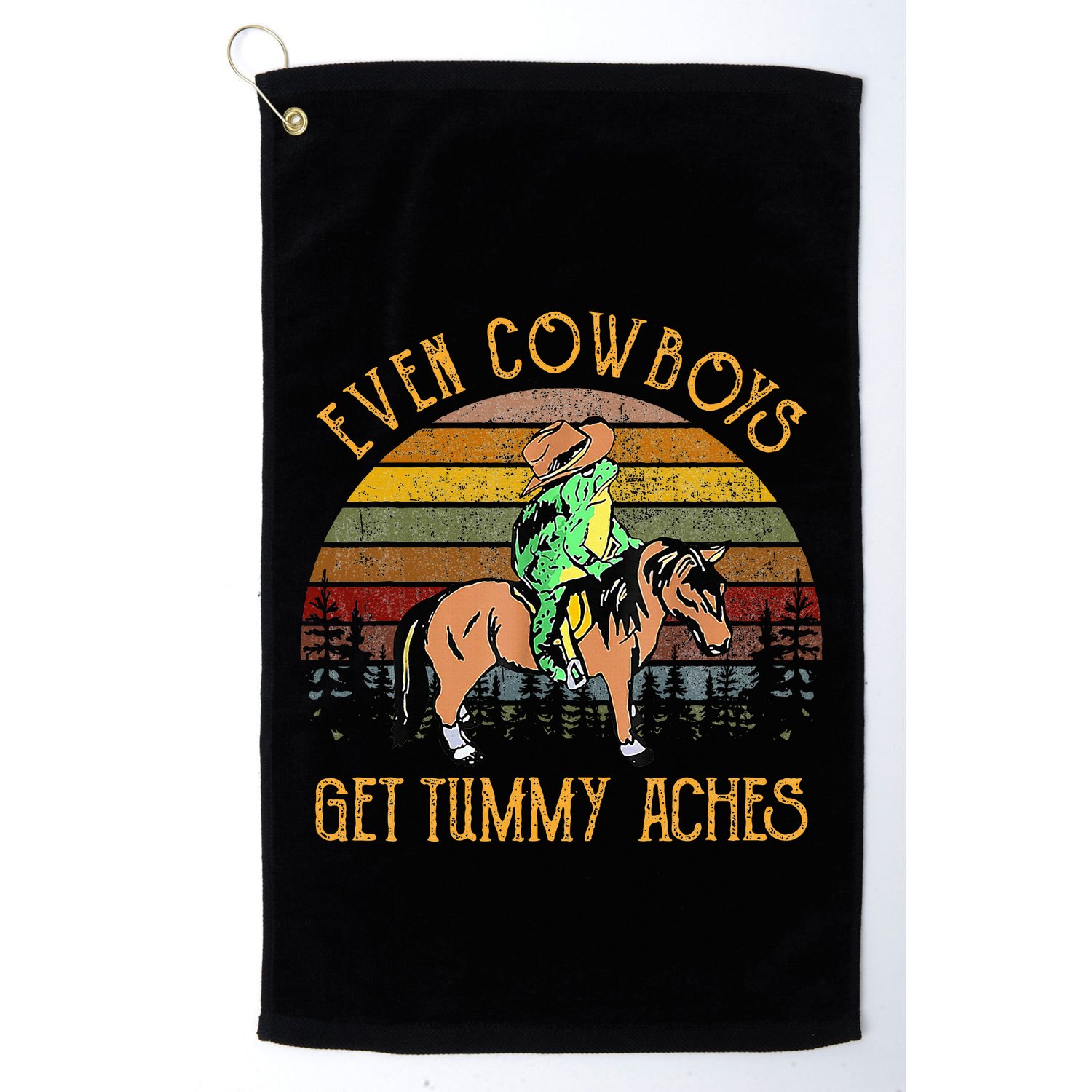 Even Cows Get Tummy Aches Golf Towel