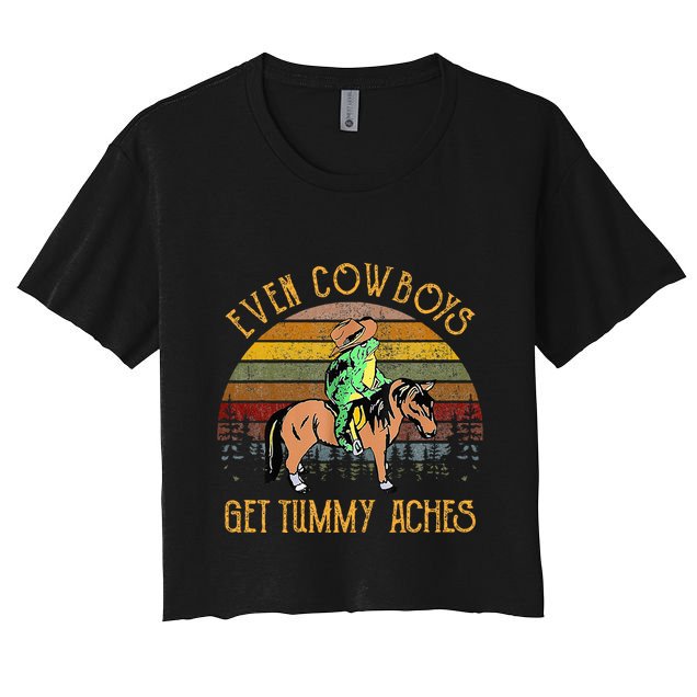Even Cows Get Tummy Aches Crop Top