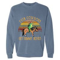 Even Cows Get Tummy Aches Garment-Dyed Sweatshirt