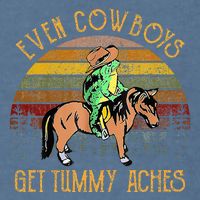 Even Cows Get Tummy Aches Garment-Dyed Sweatshirt